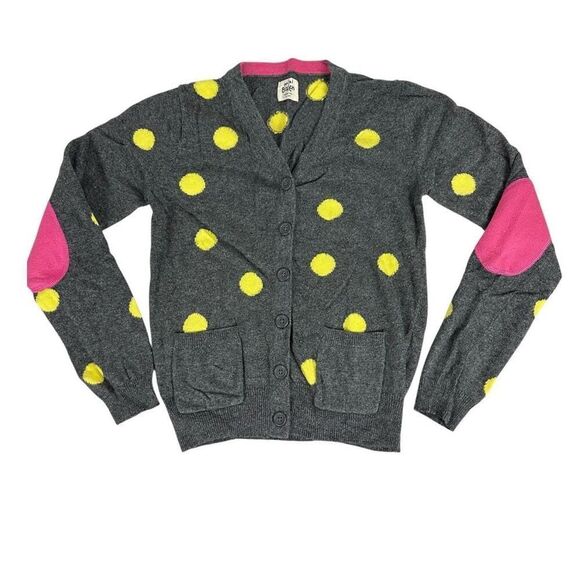 Mini Boden Other - Mini Boden Hotchpotch Polka Dot Cardigan Sweater size 9-10